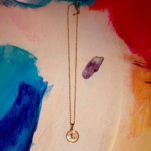Letter L necklaces
